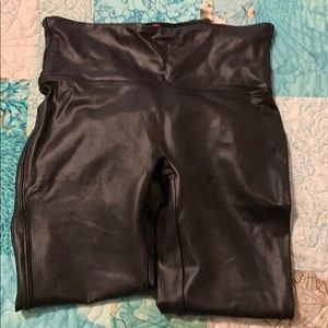 Spanx faux leather leggings